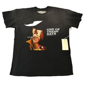 ONE OF THESE DAYS - Just for a Visit - T-shirt - Washed Black - Sz M